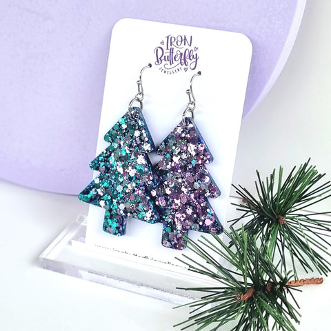 Christmas Tree - Chameleon Blue & Purple