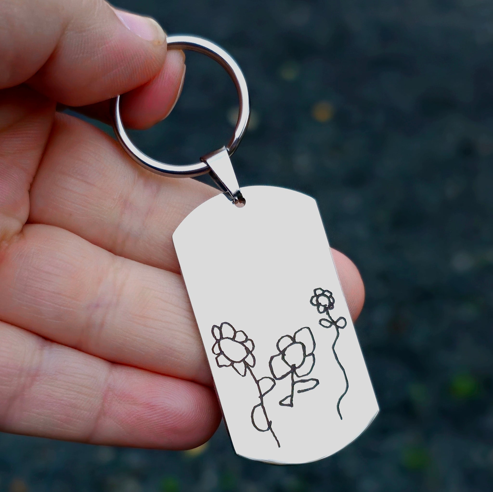 Mini Masterpiece Keyring - Dog Tag