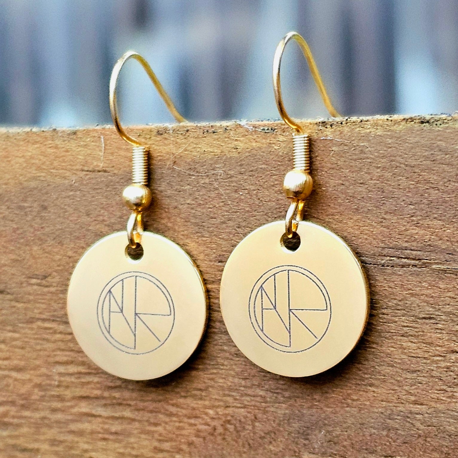 Name Logo Earrings