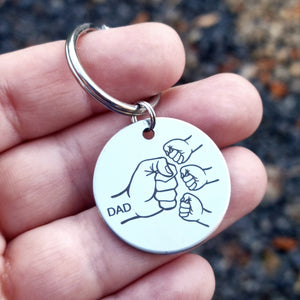 Fist Bump Keyring